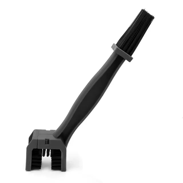 Portable Bicycle Chain Brush Cleaner Motorcycle Road Bike Chain Clean Brush Three-Sided Square Head Design Maintenance Tool MTB Zpaxo black