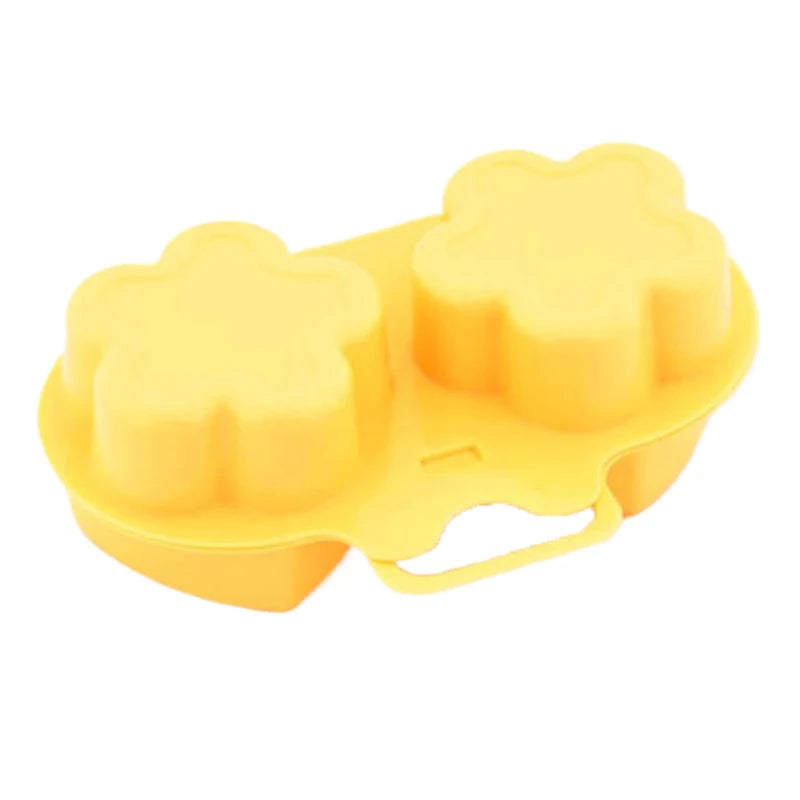 Mold Boiled Egg Steamer Flower Heart Cooker Steamed Mini Breakfast Zpaxo