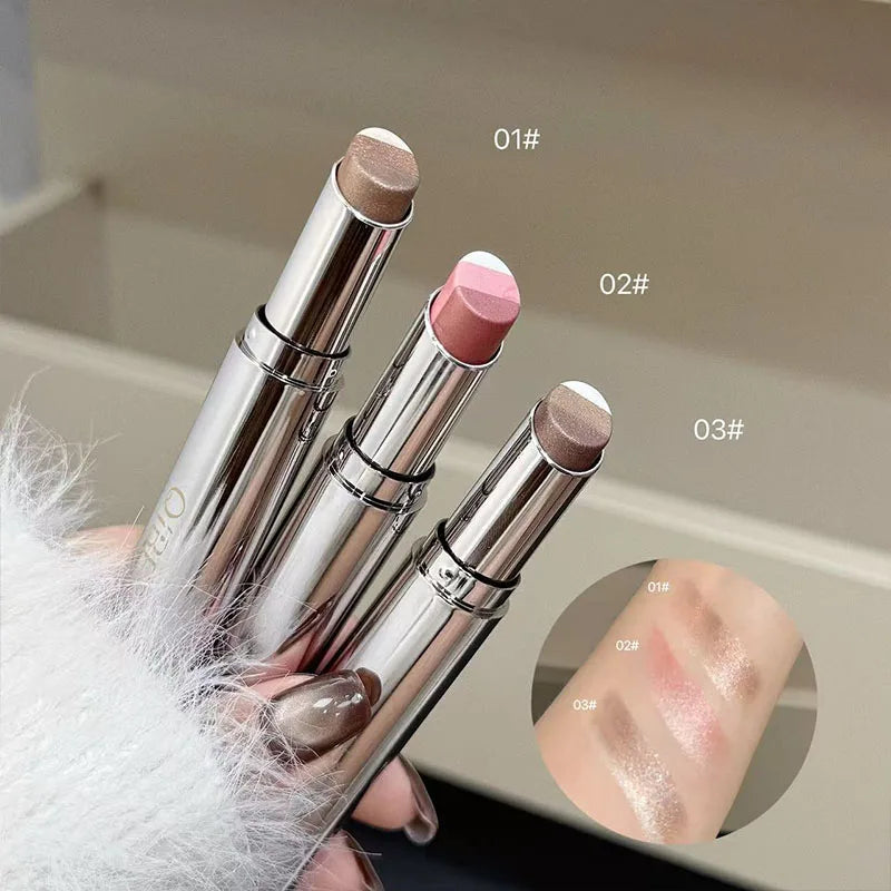 Eyeshadow Stick Is Long-lasting and Easy To Color, Waterproof and Anti-smudge Fine Flash Eyeshadow. Zpaxo