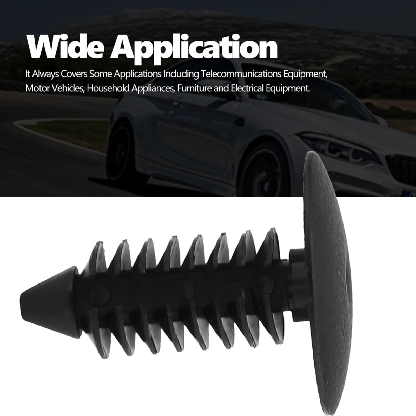 Car Door Trim Bumper Rivets Clip Screws Push Fastener Retainer Clips