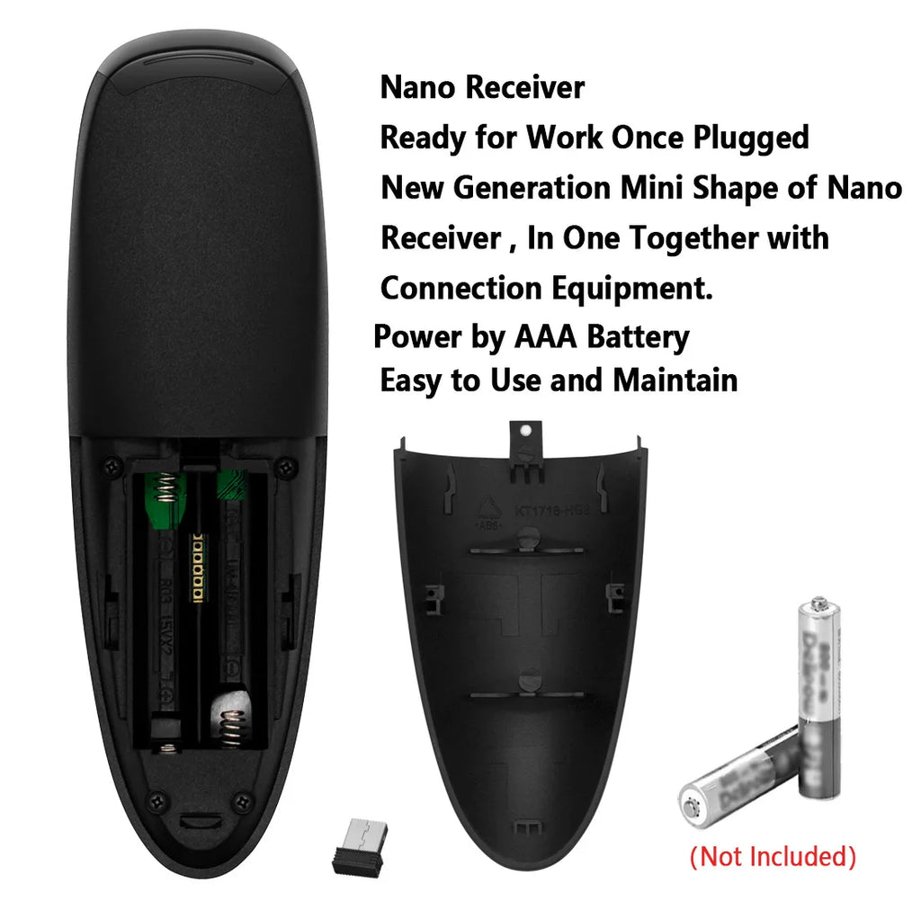 G10S Voice Remote Control Wireless Air Mouse Gyroscope Backlit Smart Zpaxo