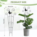 Metal Plant Trellis 76x30cm Outdoor Garden Climbing Roses Tomatoes