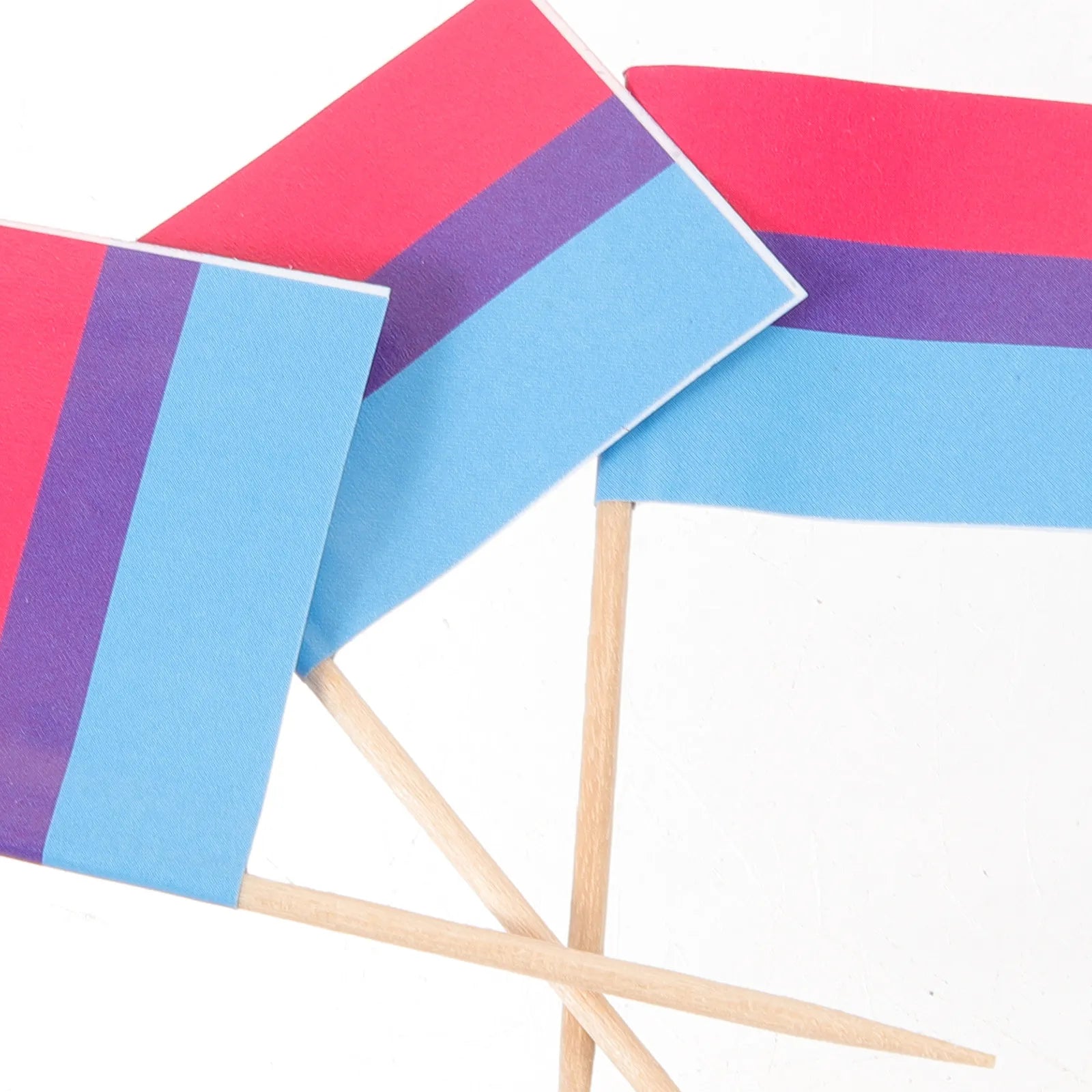 Flag Picks Food Toothpicks Decorative Fruit Dessert Toppers Bars