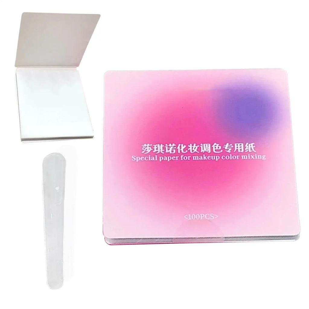 Waterproof Makeup & Nail Mixing Palette Paper – 200 Sheets Nail Palette Paper Zpaxo