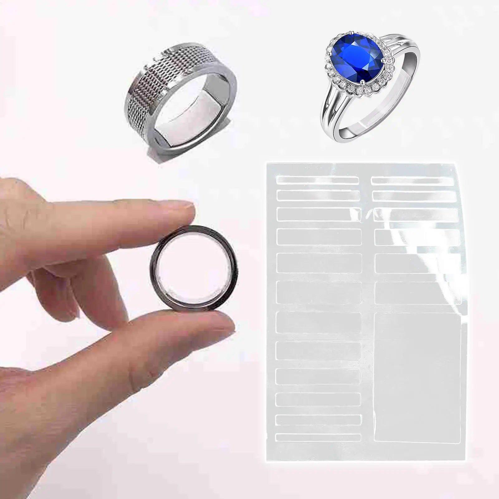Invisible Ring Adjuster 19 Transparent Snug Tightener Comfortable