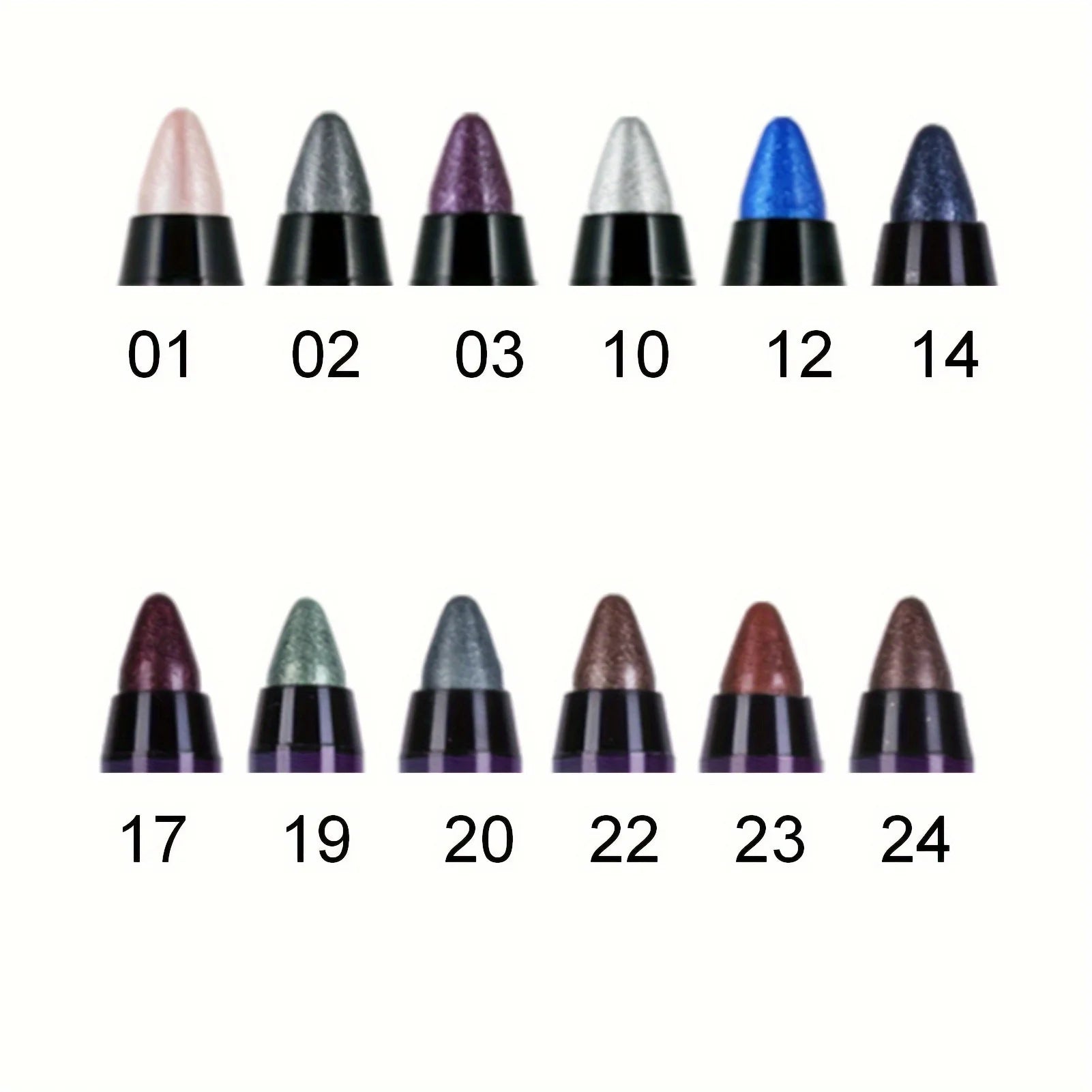 Pearly Eyeshadow Pen Eyelid Under Crease Pen Shimmer Glitter High Pigment Brightening Monochrome Eyeshadow Makeup Stick Zpaxo
