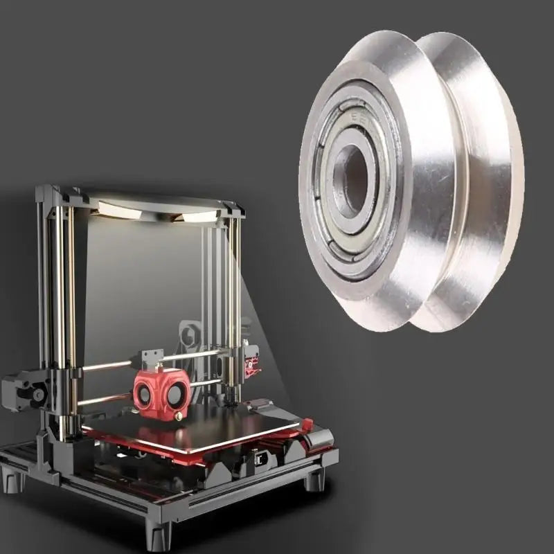 652F 3D Printer Parts V-type Stainless Steel Wheel 625ZZ Bearing Zpaxo