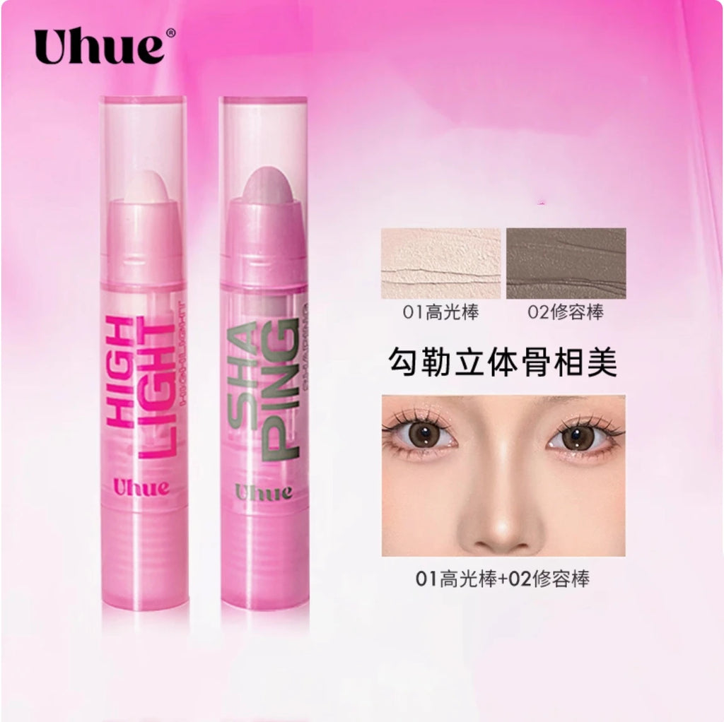 Uhue Light Shadow Shaping matte Cream Countour Concealer Shading Highlighter Transferproof Makeup Zpaxo