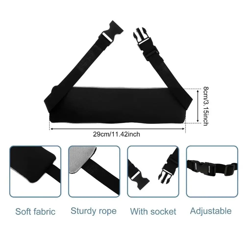 Adjustable Buckles Airplane Travel Pillow Comfortable Upright Zpaxo