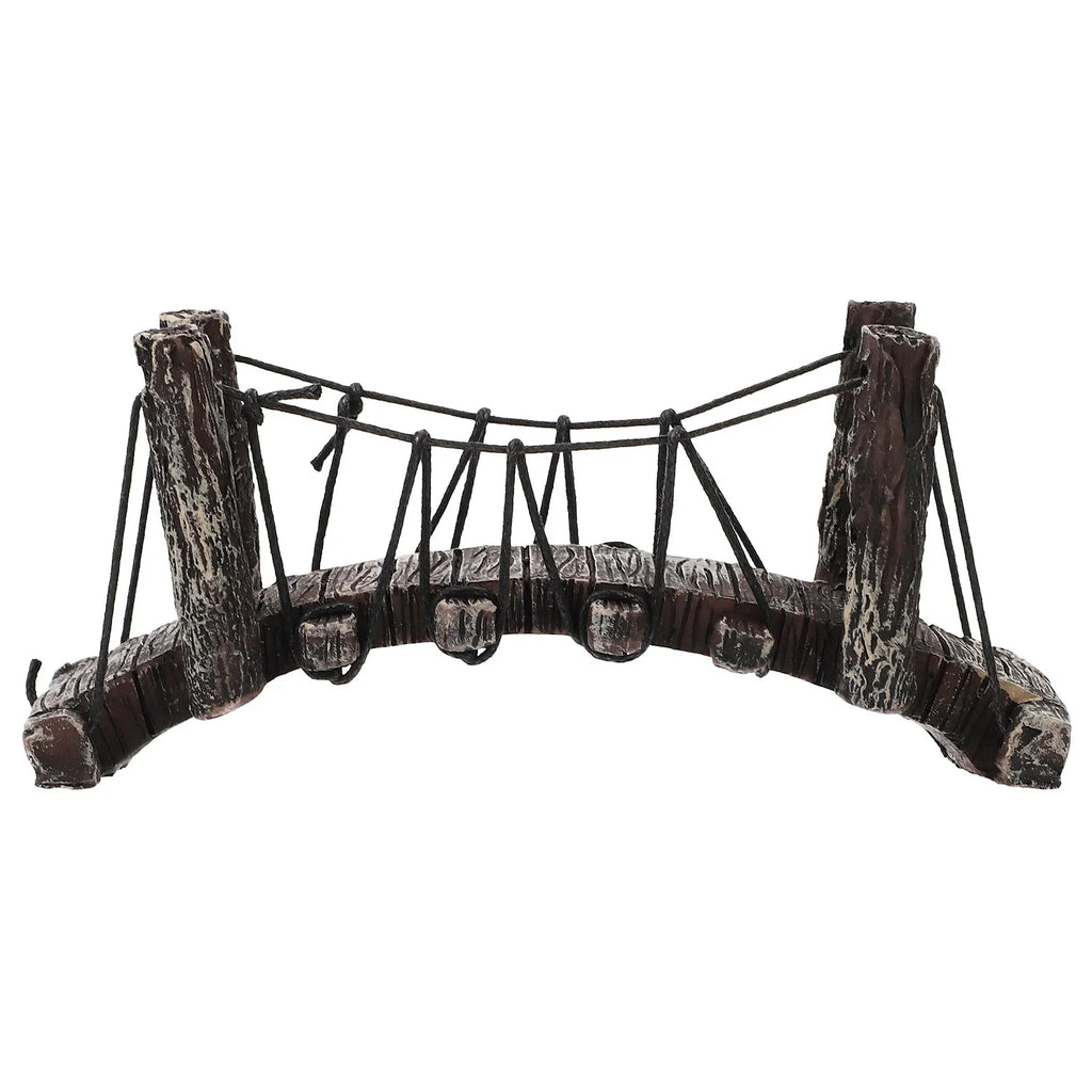 Aquarium Resin Fish Tank Bridge Decoration Synthetic Rope Delicate