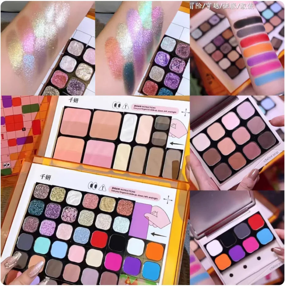 Qianyan Cheeryep Self Assembled Palette Luminous Single Monochrome Zpaxo