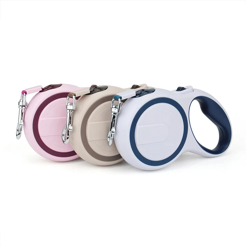 3m 5m Dog Leash Strong Nylon Puppy Lead For Small Medium Large Dogs Cats Automatic Retractable Durable Pet Supplies Zpaxo