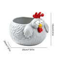 3D Printed Fun Chick Bowl Decorative Chicken Container Hen Kitchen