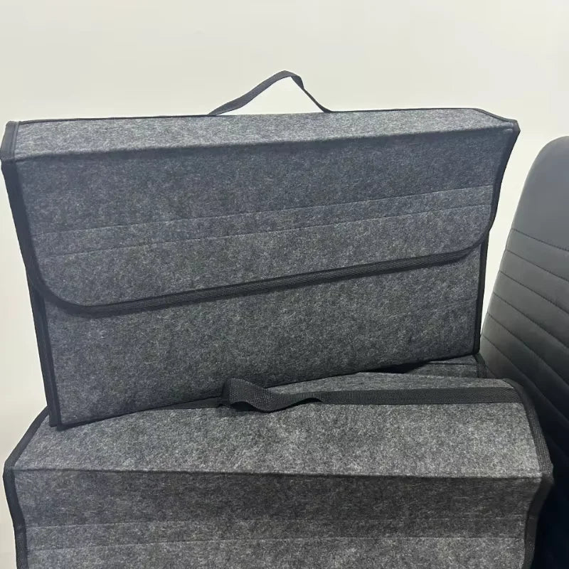 Car Trunk Soft Organizer Felt Storage Box Accessories Large Anti Slip