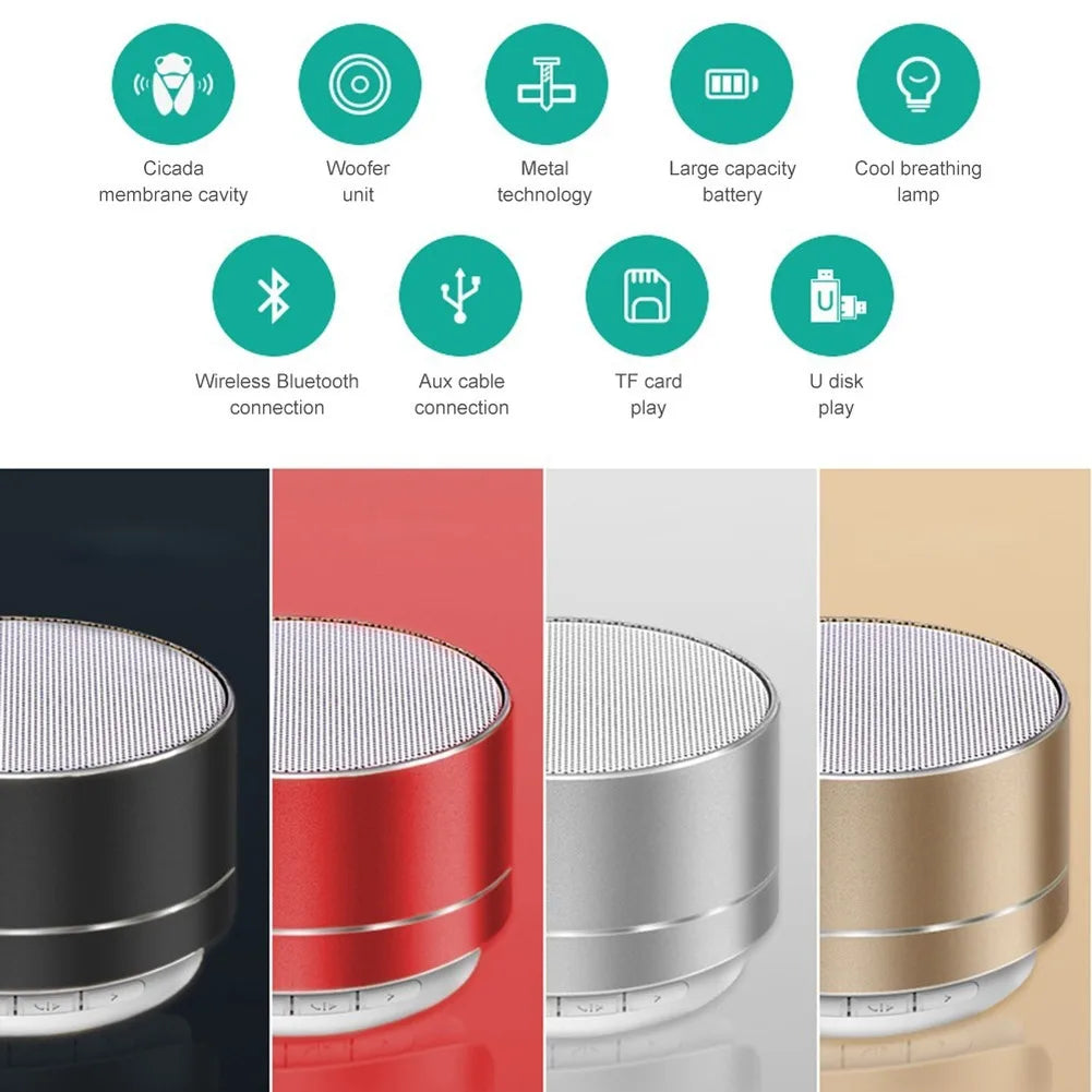 Mini Wireless Bluetooth Speaker Stereo Sound Portable Smart Subwoofer