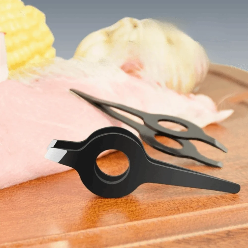 1PC Stainless Steel Pig Hair Clipper Practical Design Professional Tool Hollow Out Handle Beauty Tool Hollow Out Handle Zpaxo Default Title