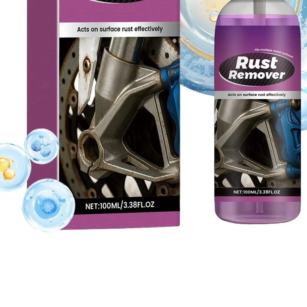 Car Rust Remover Auto Exhaust Pipe Rust Derusting Spray Quickly Car Wheel Hub Care Clean Metal Iron Prowder Stain Removal Agent Zpaxo