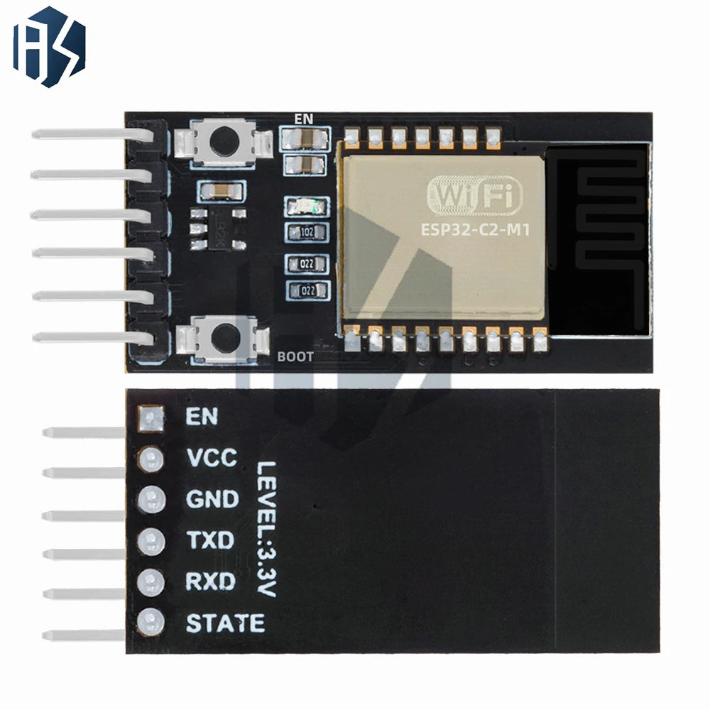 ESP32-C2-M1 WiFi Communication Module, UART Serial Transparent Transmission Board for Arduino DIY Zpaxo