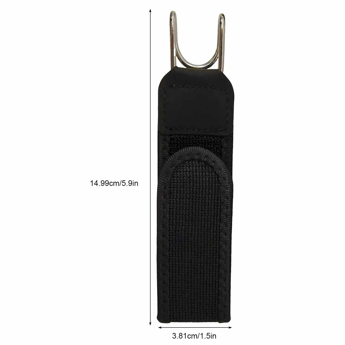 1 2 Buckle-free Elastic Waist Belt Metal Hook Adjustable Invisible Zpaxo Black 4PCS