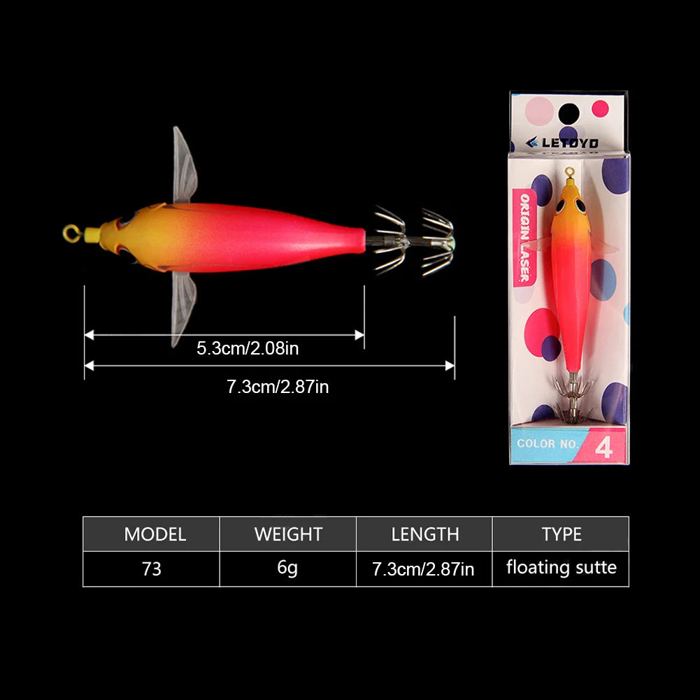 Lifelike Squid Hook Double Glowing Octopus Bait Fishing Tackles Glow