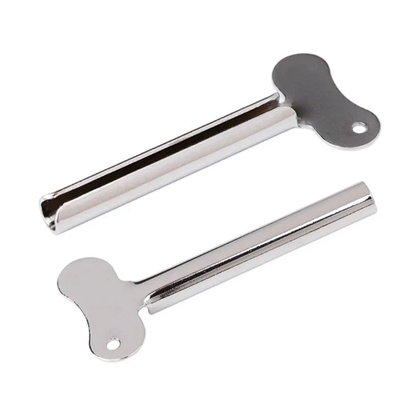 5pcs Stainless Steel Toothpaste Squeezer Facial Cleanser Toothpaste Dispenser Squeezer Tube Tools Metal Bathroom Accessories Zpaxo