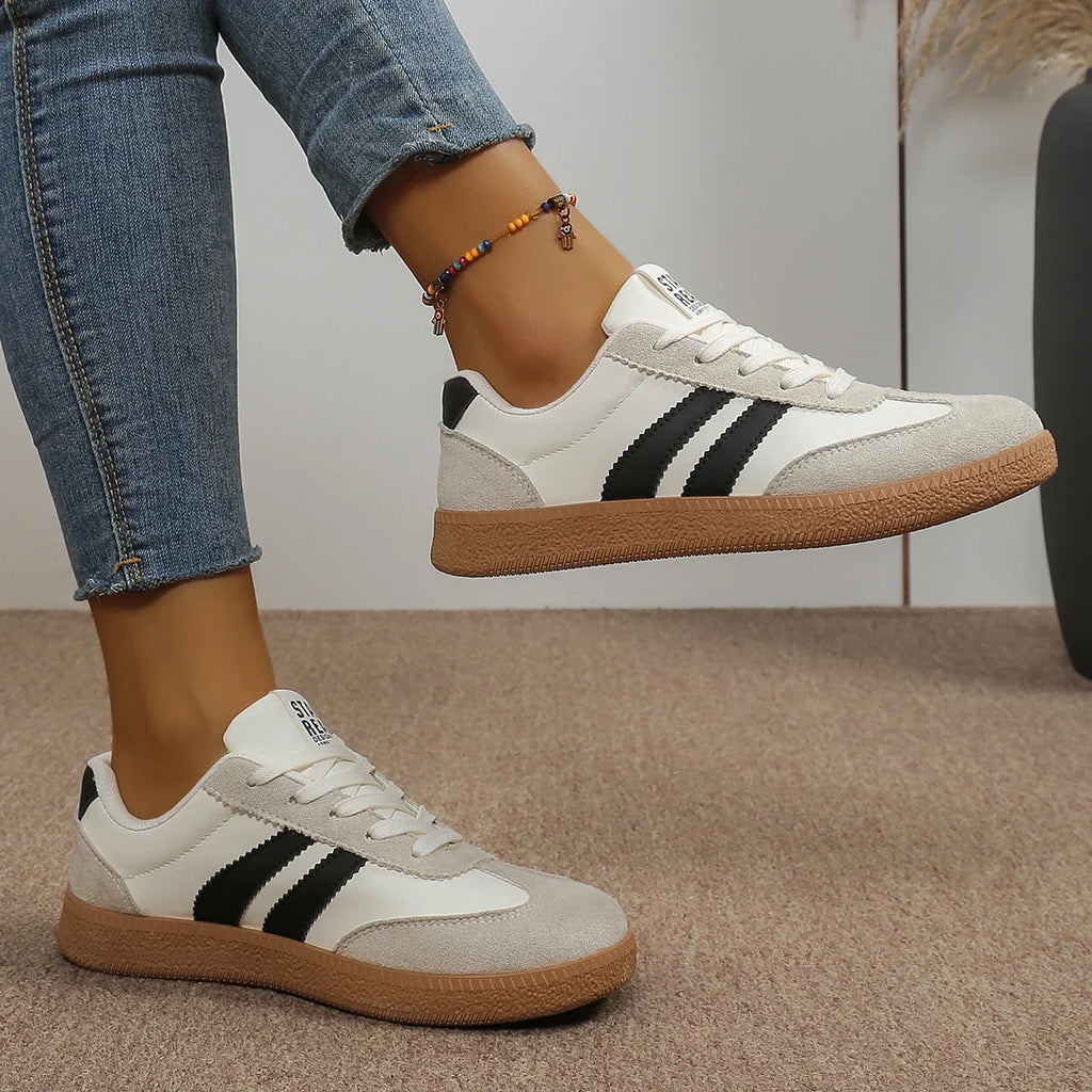 Women Sneakers Comfortable Classical Shoes Women Fashion Casual Flats Vulcanize Shoes Ladies Outdoor Walking Sneakers Women Zpaxo