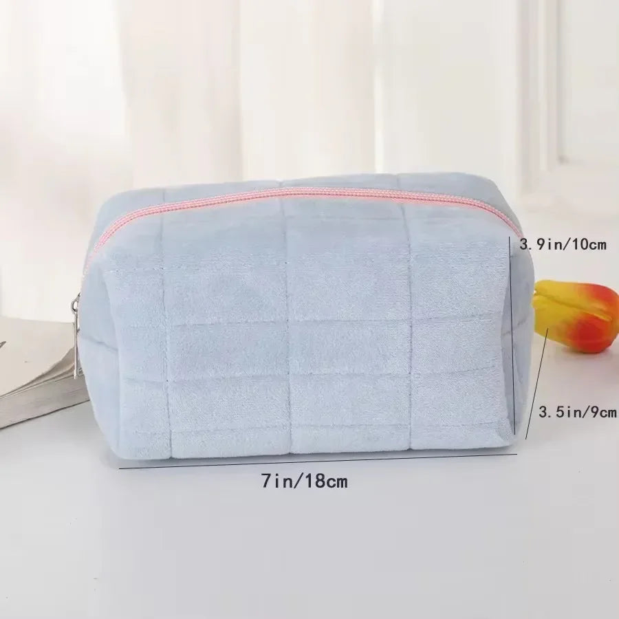 Pillow Makeup Bag – Large Capacity Zipper Cosmetic Pouch