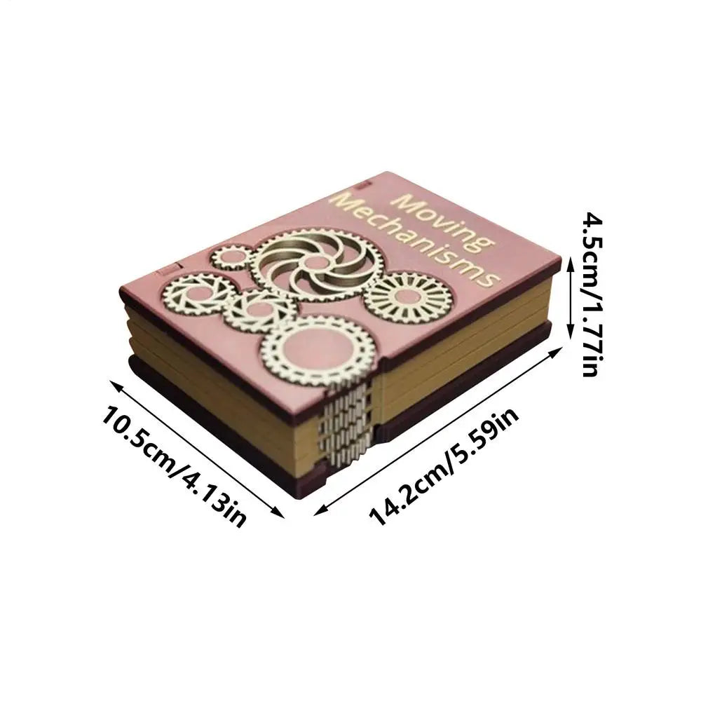 Book Gear Novelty Fun Reading Creative Paper Openable Home Indoor