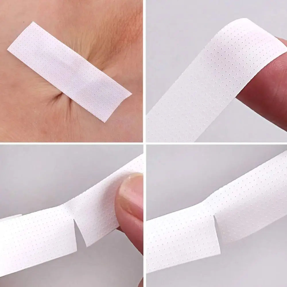 Hot Adhesive Eyelash Extension Tape Breathable Non-woven Lash Tape Fabric White Non-Woven Tape for Eyelash Extension Zpaxo