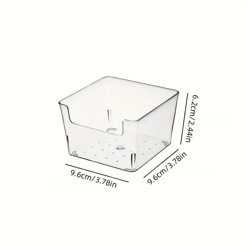 Clear Makeup Organizer 7 Stackable Drawer Dividers Cosmetics Desk Zpaxo