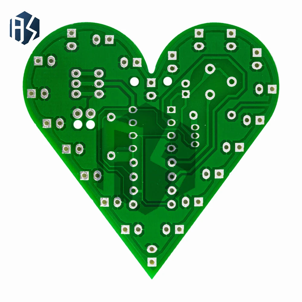 Heart-shaped LED Breathing Light DIY 4V-6V Easy-to-build Electronics Zpaxo