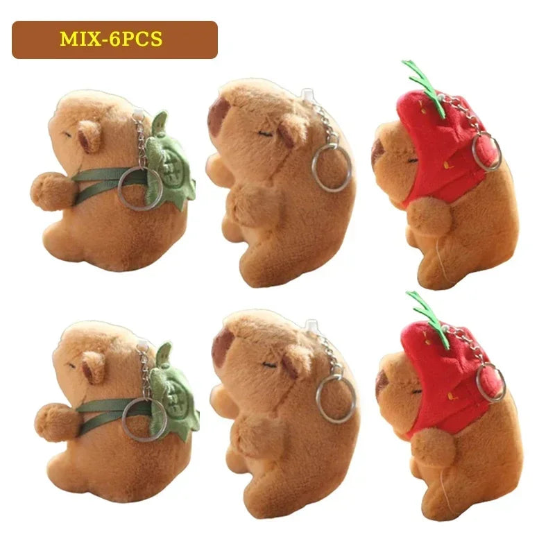 1- Water Dolphin Cotton Red Lovely Cute Creative Capybara Pendant