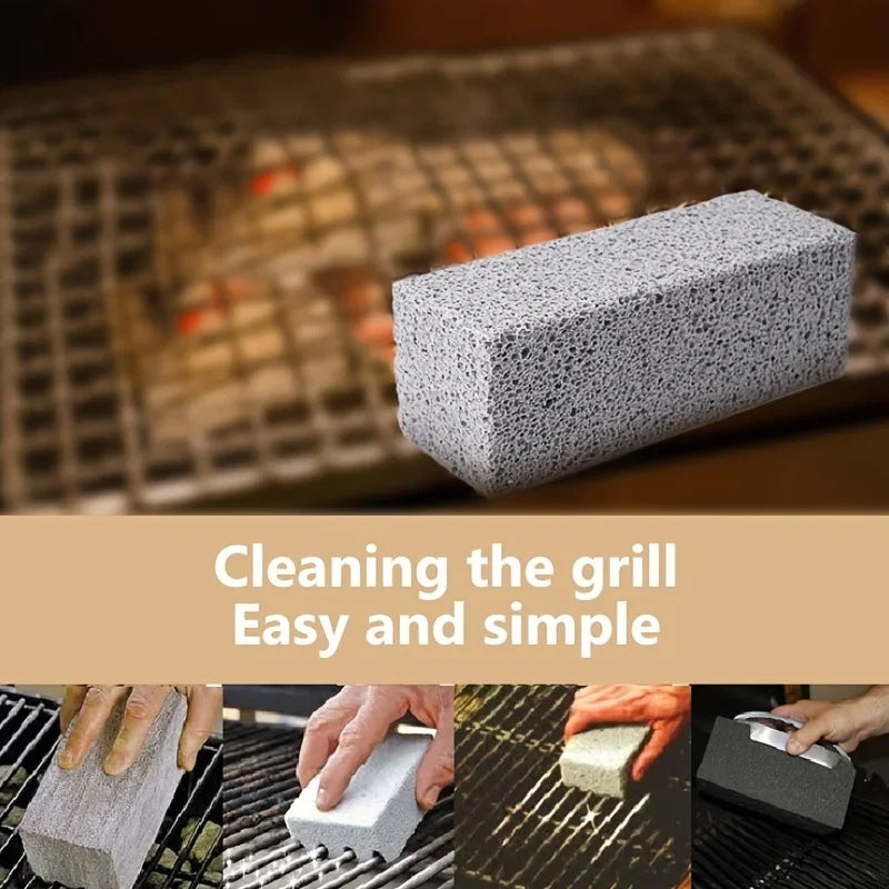 BBQ Grill Cleaning Pumice Brick – Barbecue Rack Scrubber
