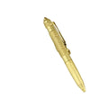 Multifunction Military Tactical Pen School Student Office Ballpoint Pens Metal Emergency Glass Breaker Self Defense EDC Supplies Zpaxo Gold
