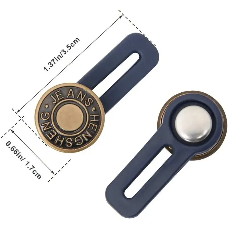Jeans & Pants Waistband Button Extenders – 3/6/9 Pack