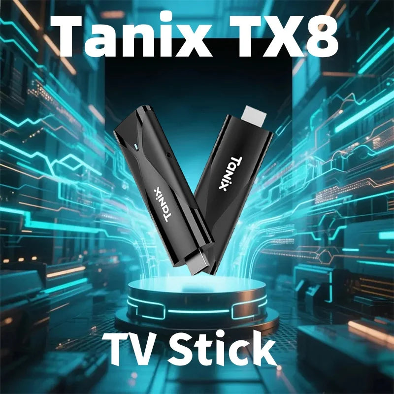 Tanix TX8 TV Dongle Android10 Allwinner H313 BT Smart Stick Channels Zpaxo