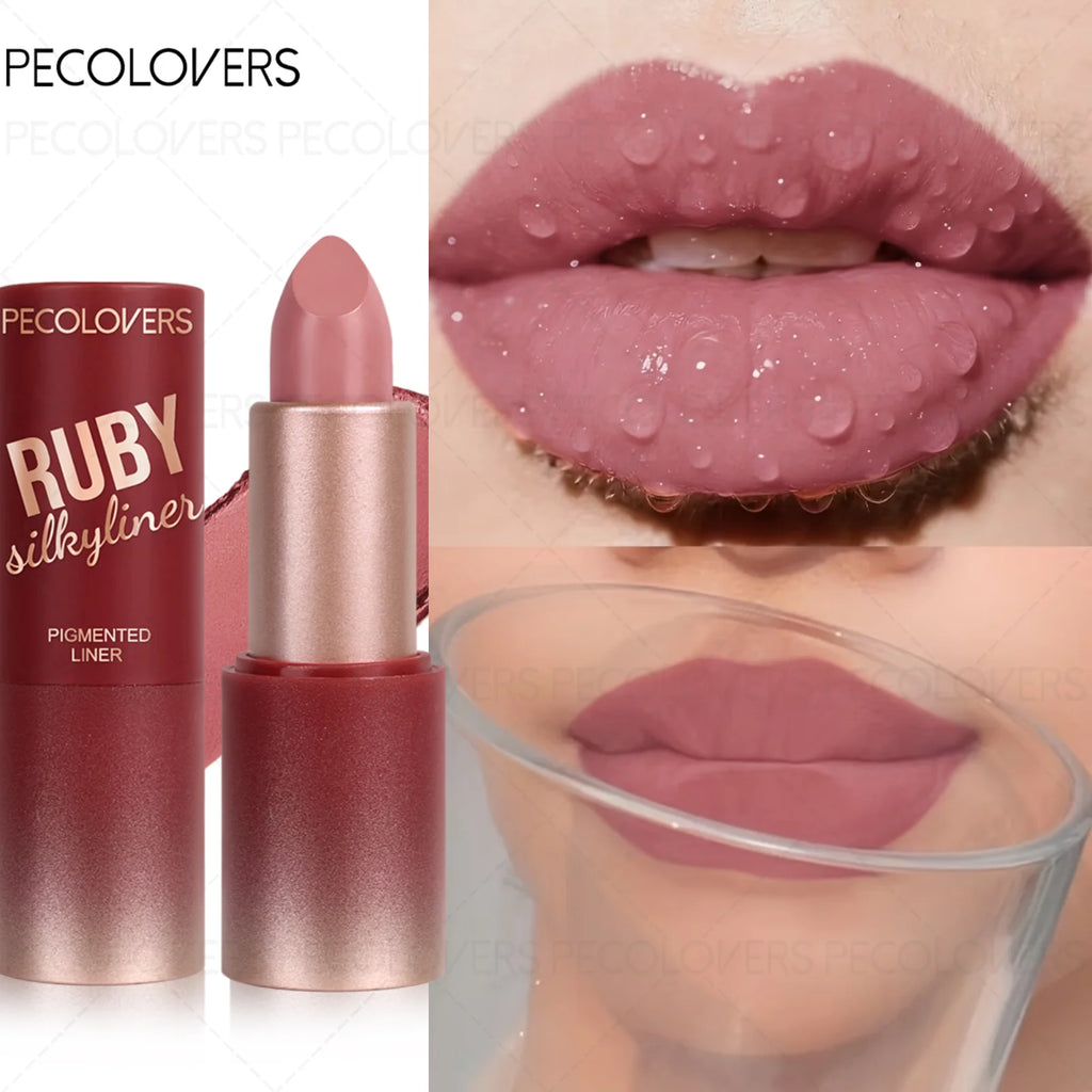 1PC Velvet Matte Lipstick, Long-lasting, Easy To Apply, Bright Color, Long-lasting Waterproof and Sweat-proof, Non-stick Cup Zpaxo