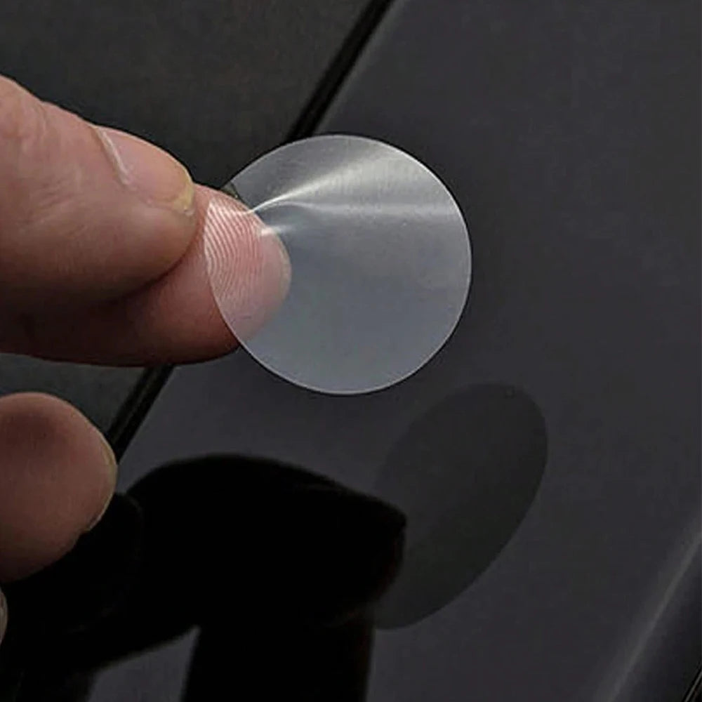 500Pcs/Roll 1 Inch Round Dot Sealing Stickers Transparent Gift Packaging Envelope Sealer Retail Package Labels Self Adhesive Zpaxo