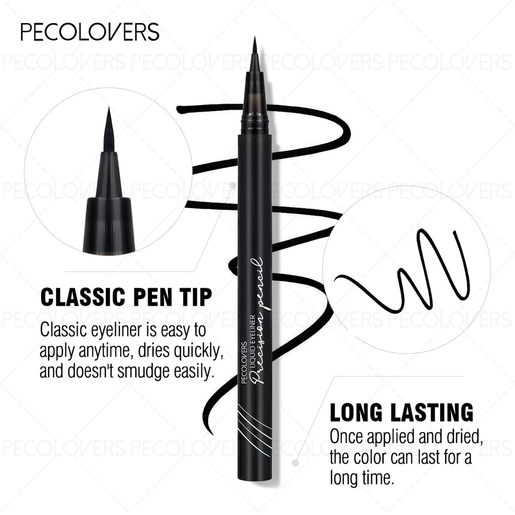 Smooth Liquid Eyeliner Tip-resistant Waterproof Quick-drying Soft Zpaxo