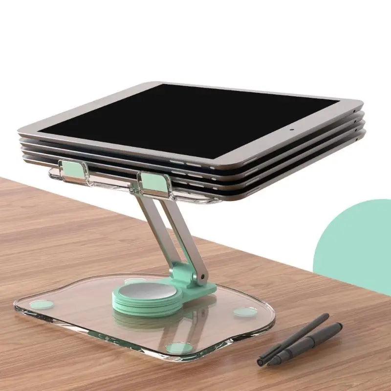652F Adjustable Acrylic Phone and Pad Holder with Anti Slip Base for Hands View Zpaxo
