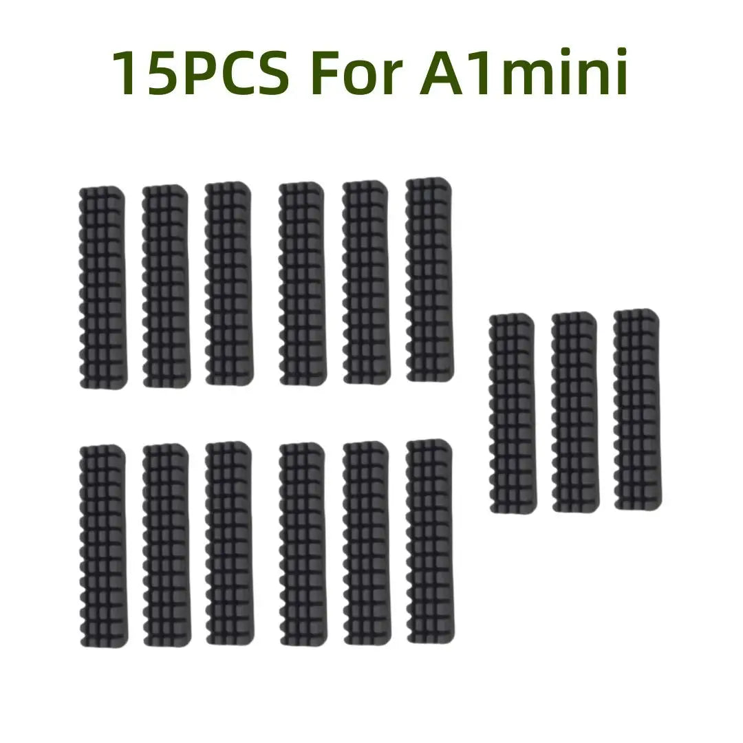 For Bambu Lab A1 Mini Nozzle Wiper Nozzle Brush Silicone Brush Hotbed Mounted For Bambu Lab 3D Printers Lab A1 Mini Accessories Zpaxo 15pcs-for A1 mini