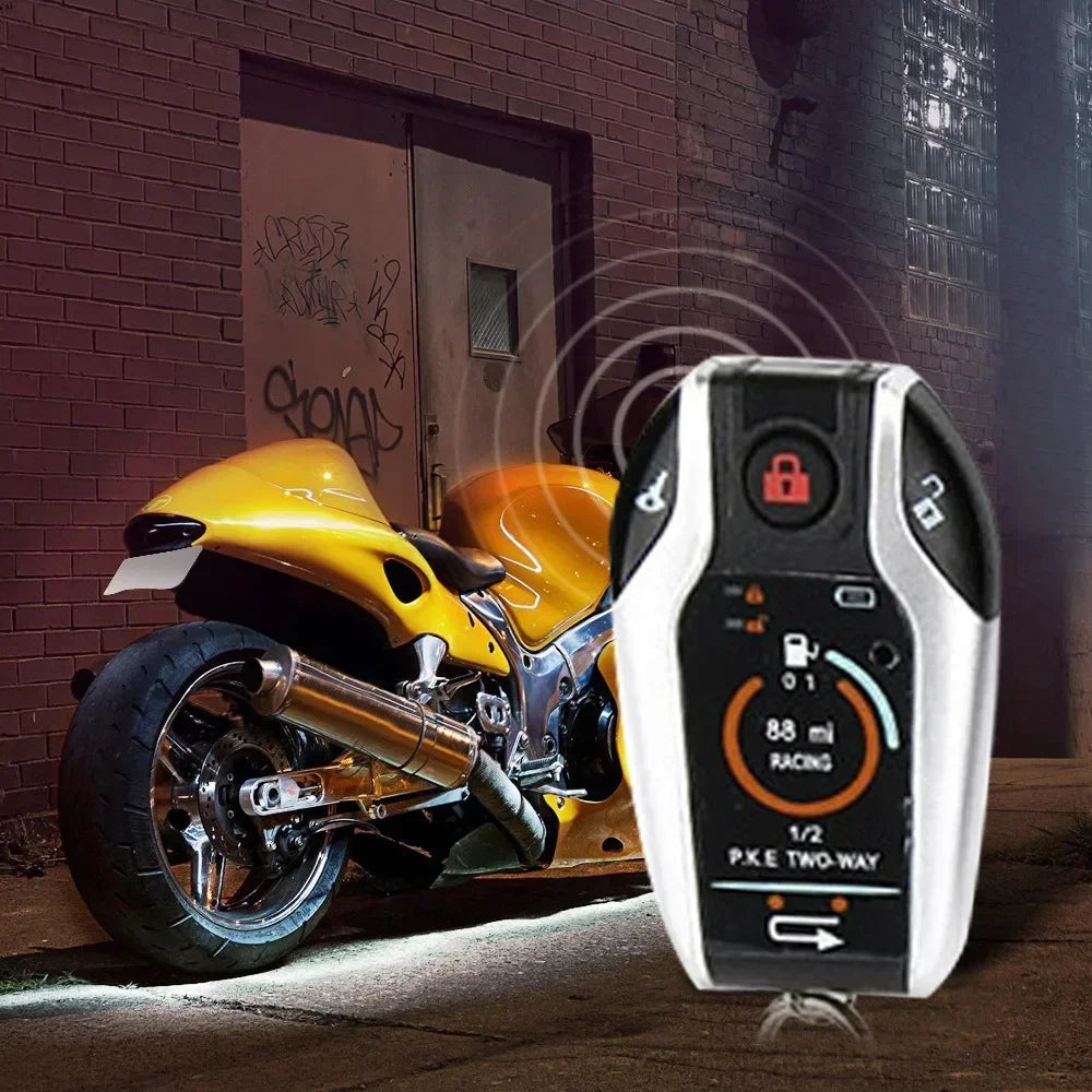 Motorcycle Device Anti-theft System Two-way Remote Control Alarm Horn