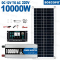 Solar System 10000W Complete 12V 220V 100A Controller 200W Panel
