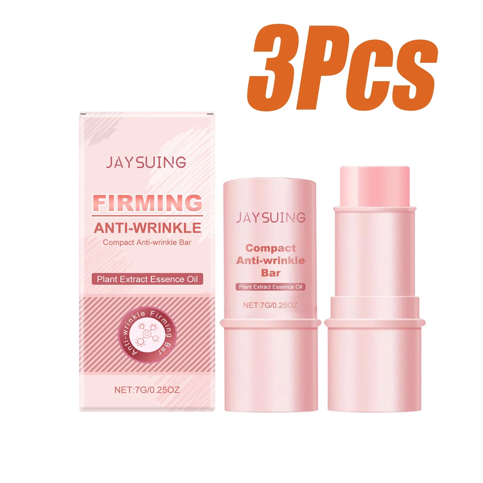 Jaysuing Collagen Firming Bar | Anti-Wrinkle Face Balm Stick Collagen Face Balm Stick Zpaxo 3 x 7g Boxed