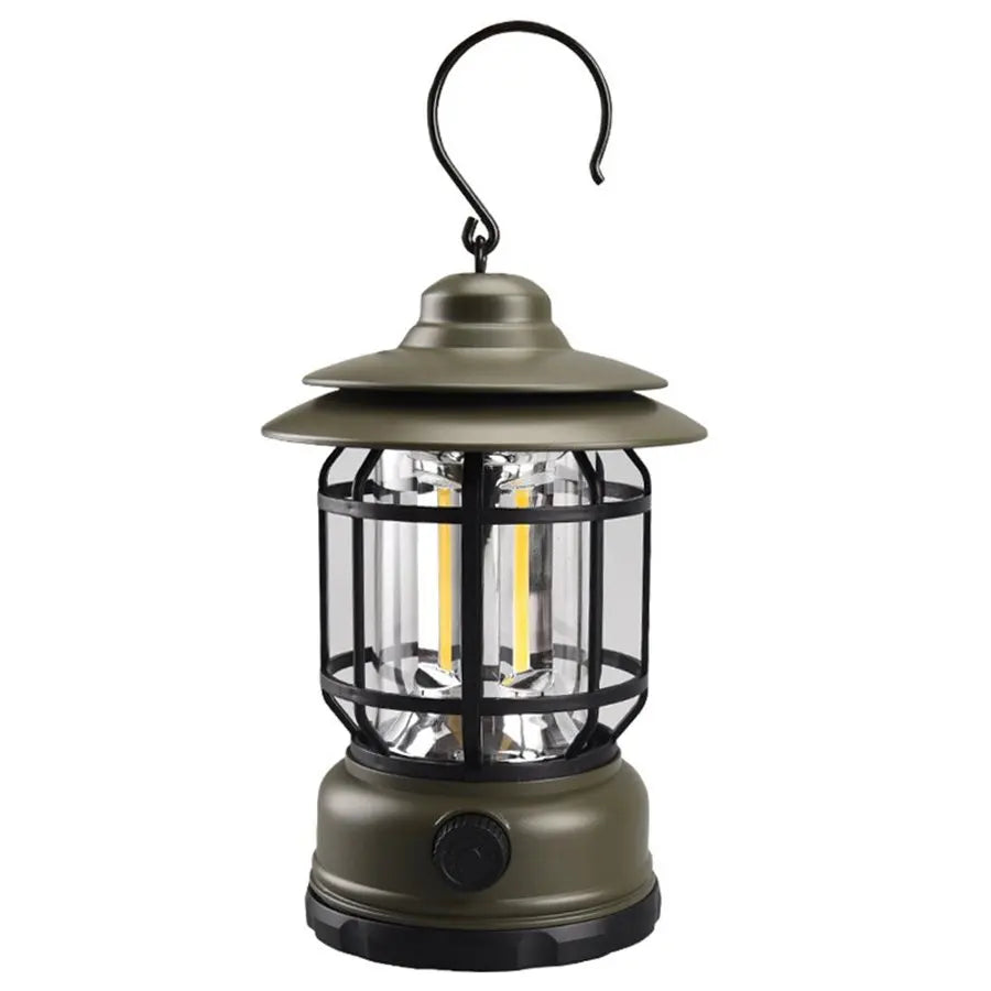 POCKETMAN Retro LED Camping Lantern – Waterproof Hanging Light