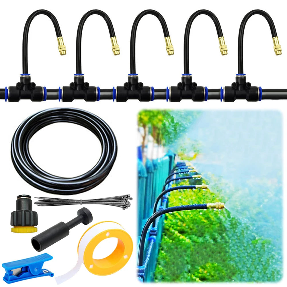 Automatic Irrigation System Bending Garden Watering Mist Lawn Zpaxo