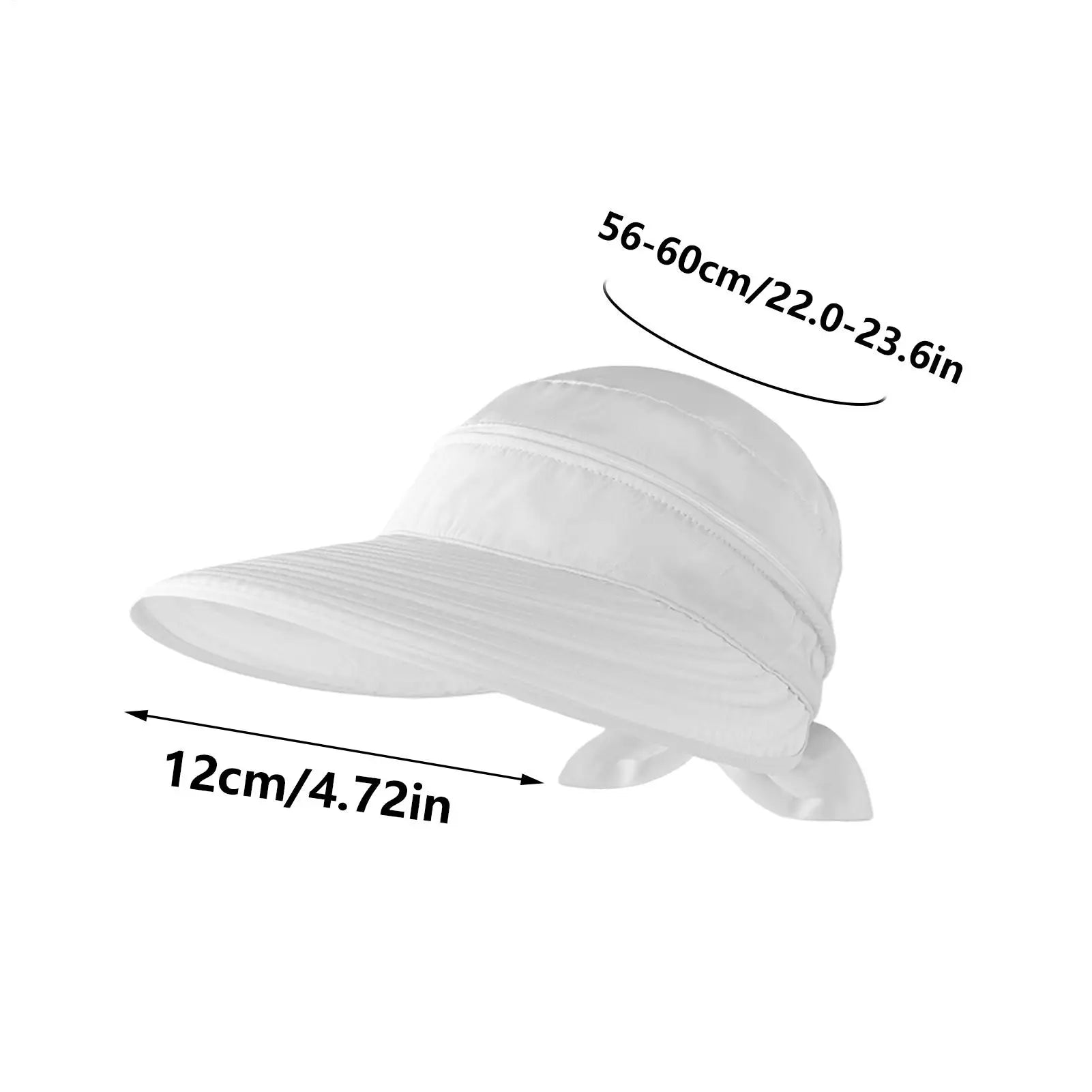 Wide Brim Foldable Sun Hat – UV Protection Beach Visor Cap Wide Brim Sun Hat Zpaxo