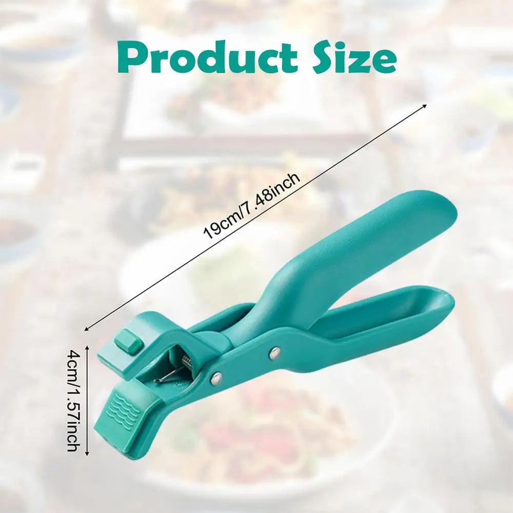 Hot Plate Gripper Tongs Non-Slip Tongs Hot Dish Gripper for Kitchen Oven Microwave Cooking Baking Serving Bowl Dish Zpaxo Green