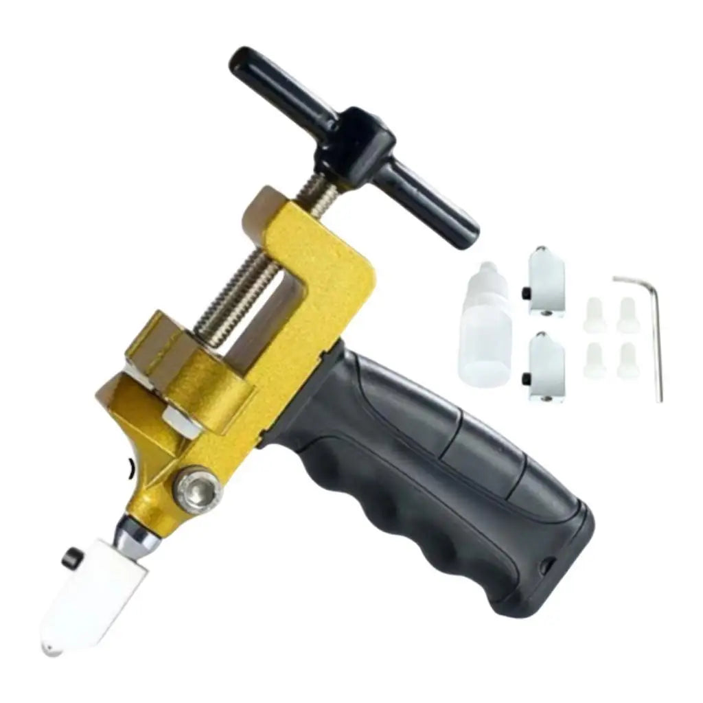 Ceramic Tile Glass Cutter Glass Breaking Plier Handheld Manual Glass Cutting Zpaxo 2 in 1 Square Handle