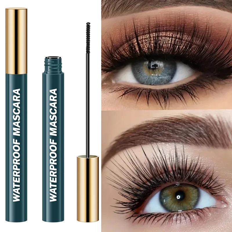 Waterproof 4D Mascara Black Brown Ultra Thin Volumizing Long-lasting